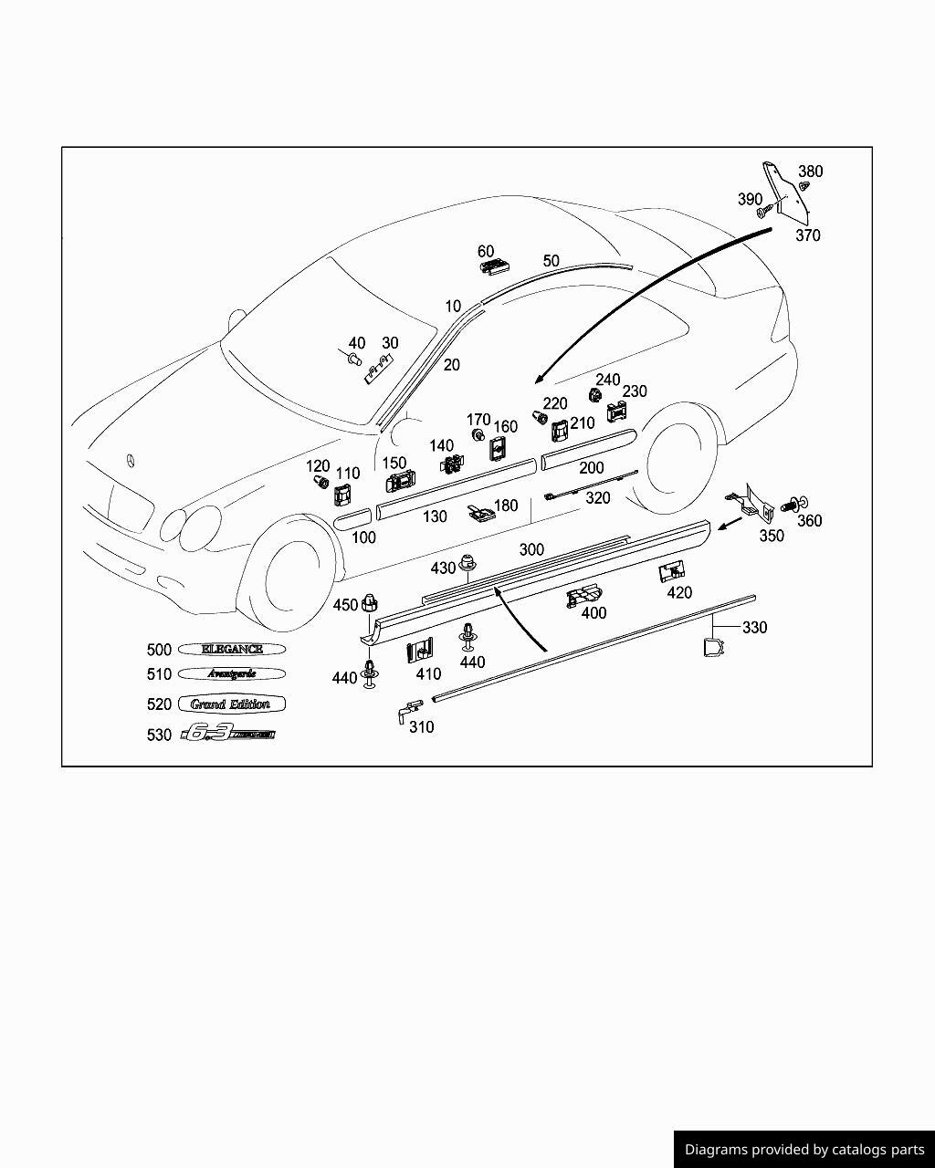 Car part diagram