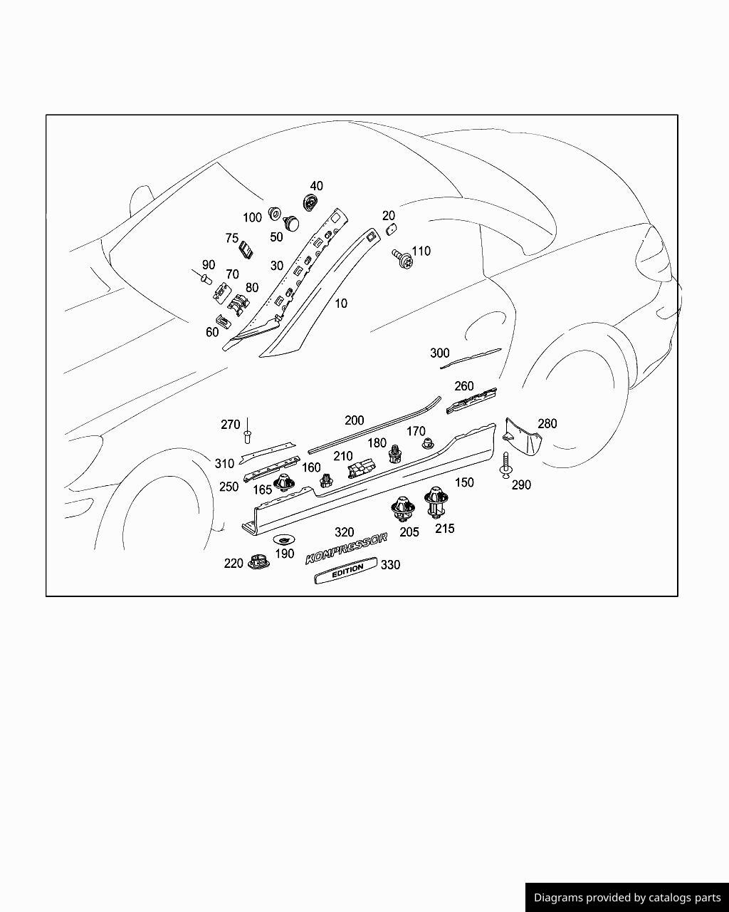 Car part diagram