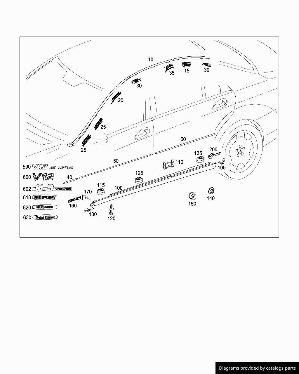 Car part diagram