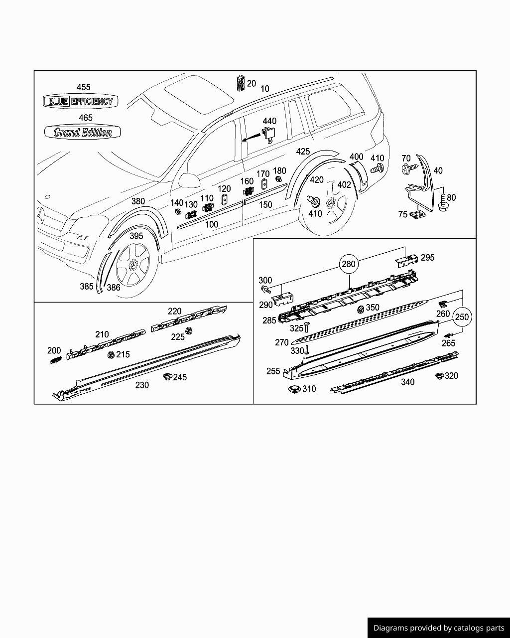 Car part diagram
