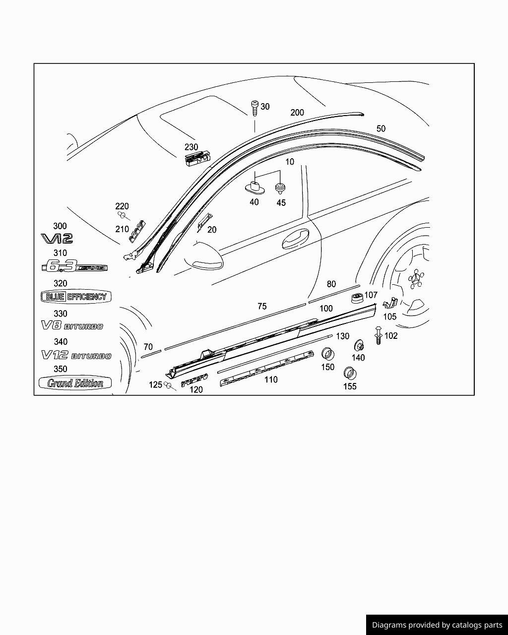 Car part diagram