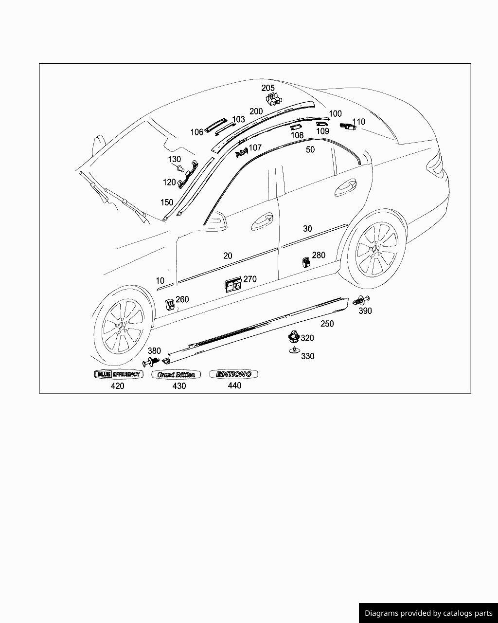 Car part diagram