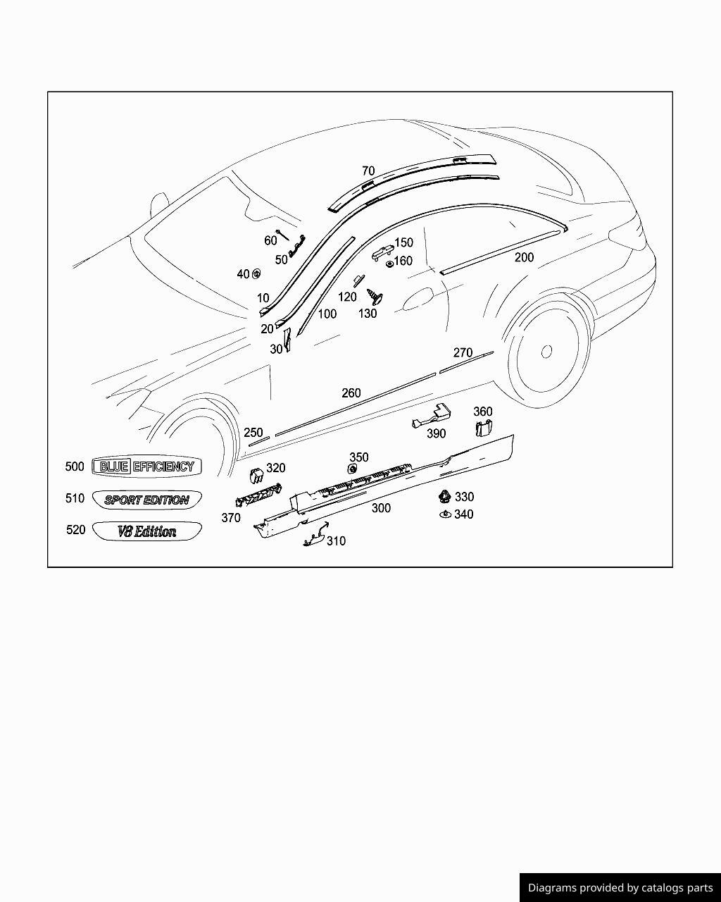 Car part diagram