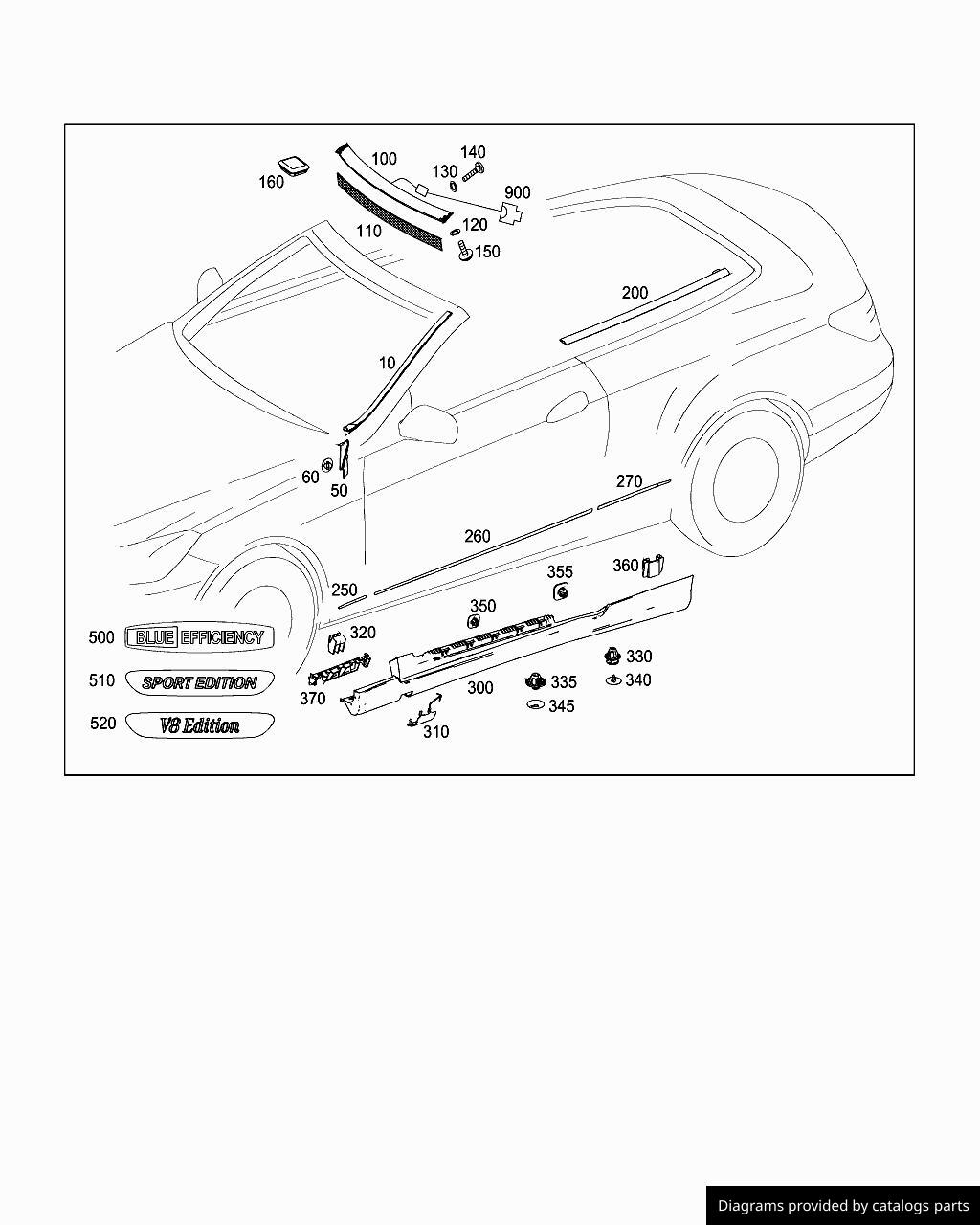 Car part diagram
