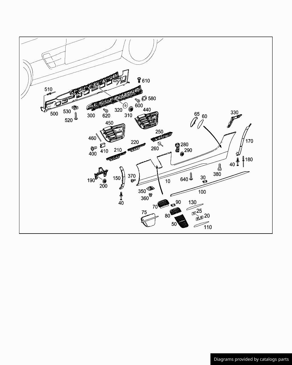 Car part diagram