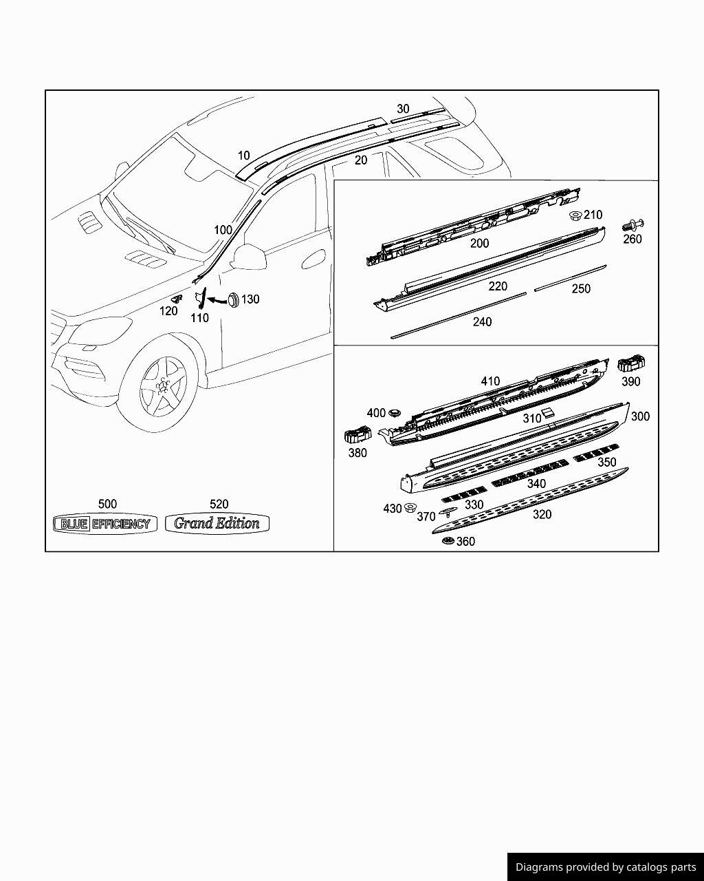Car part diagram