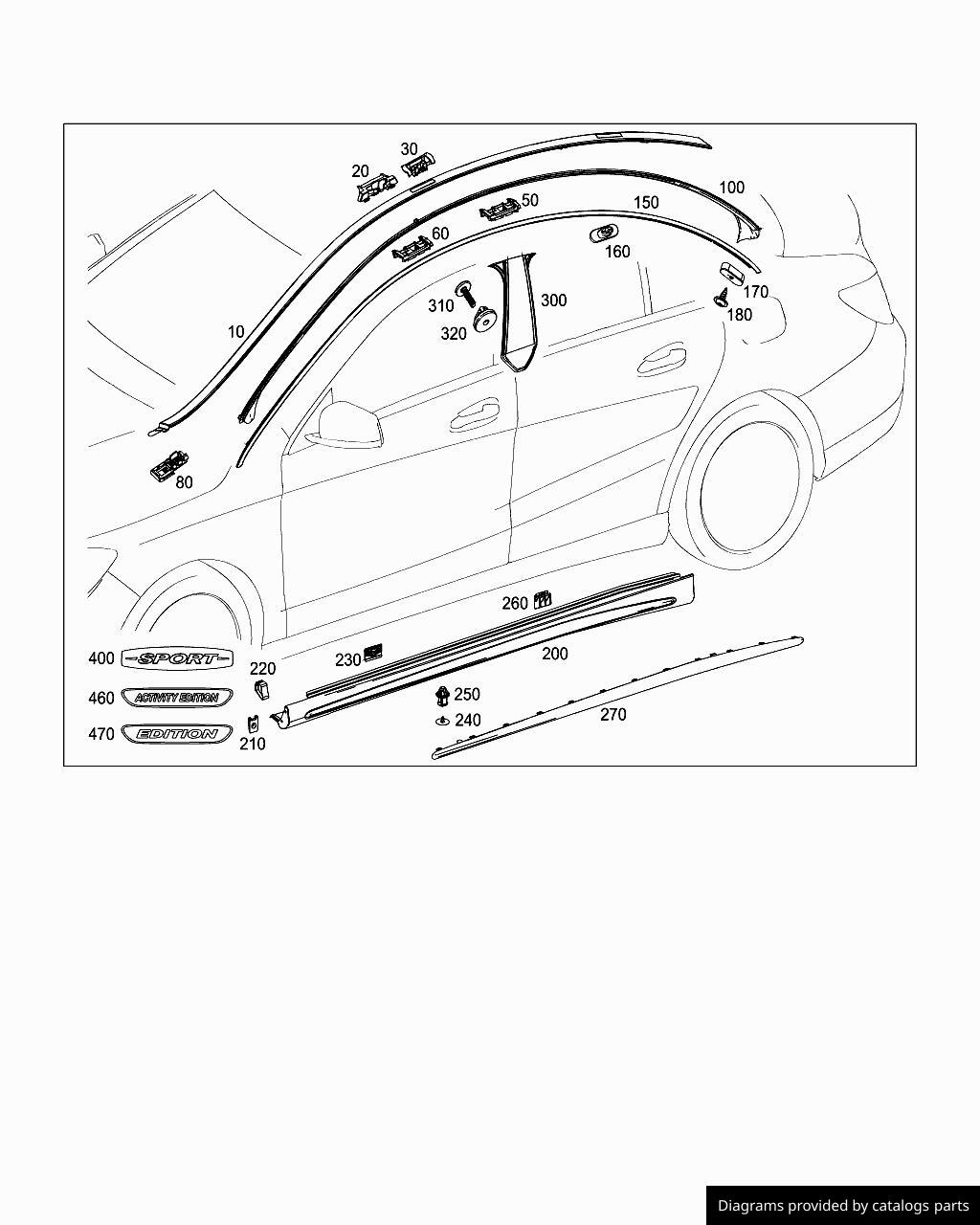 Car part diagram