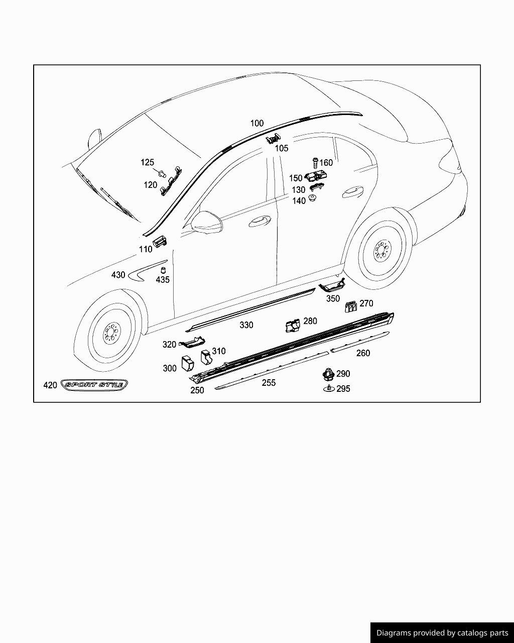 Car part diagram