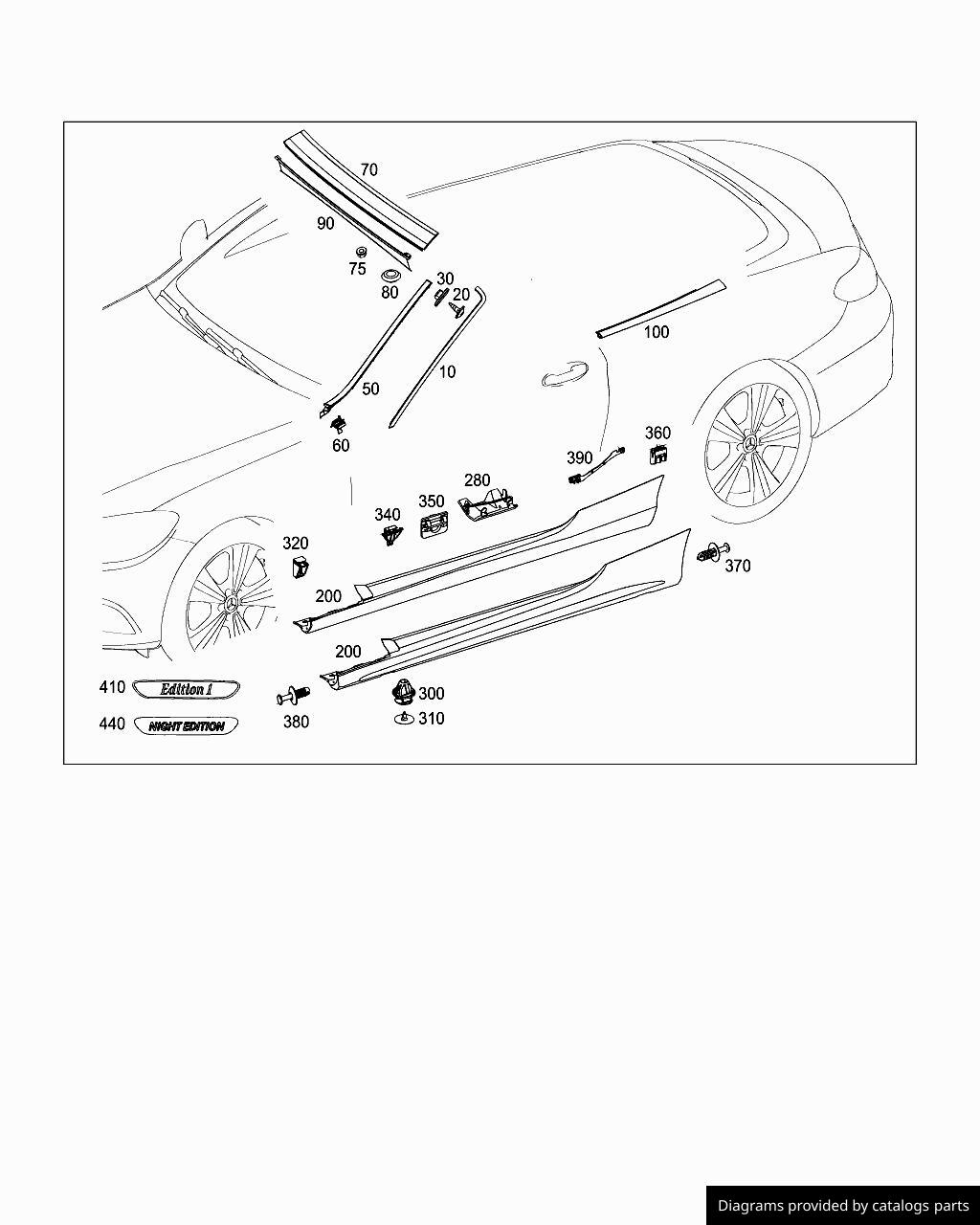 Car part diagram