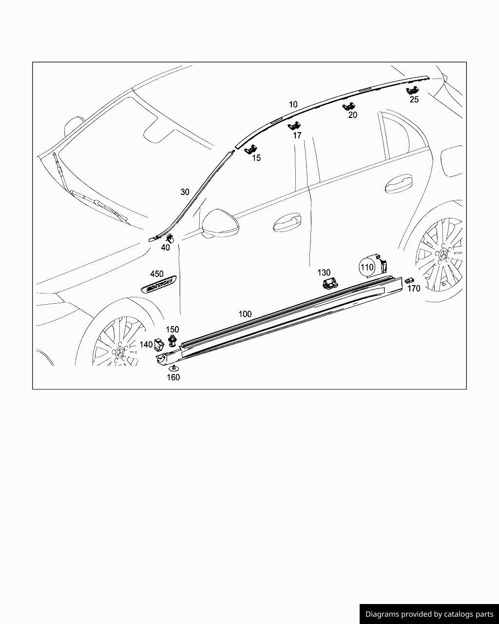 Car part diagram