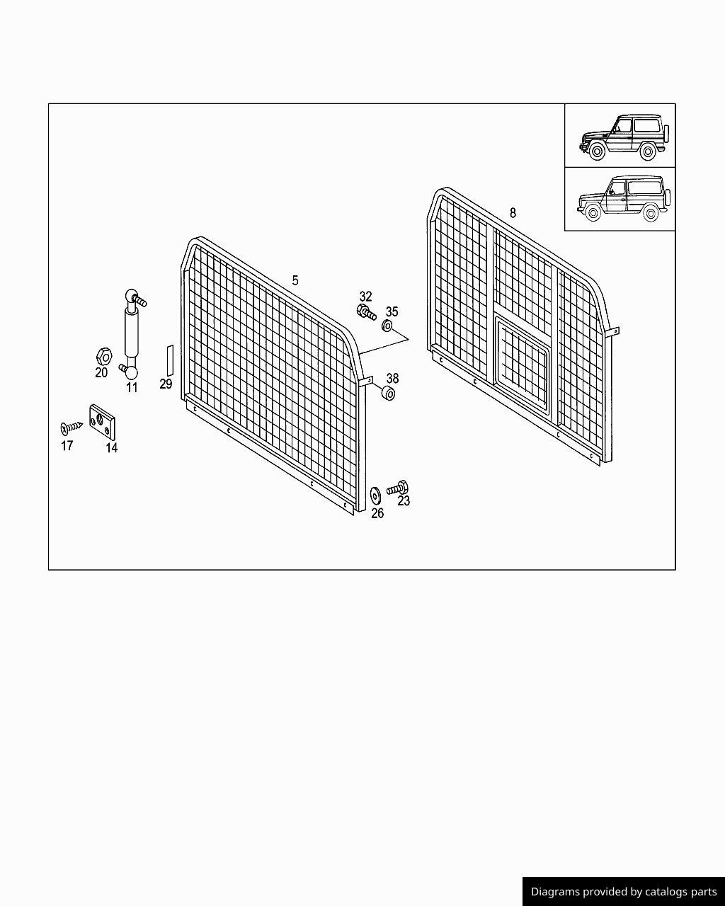 Car part diagram