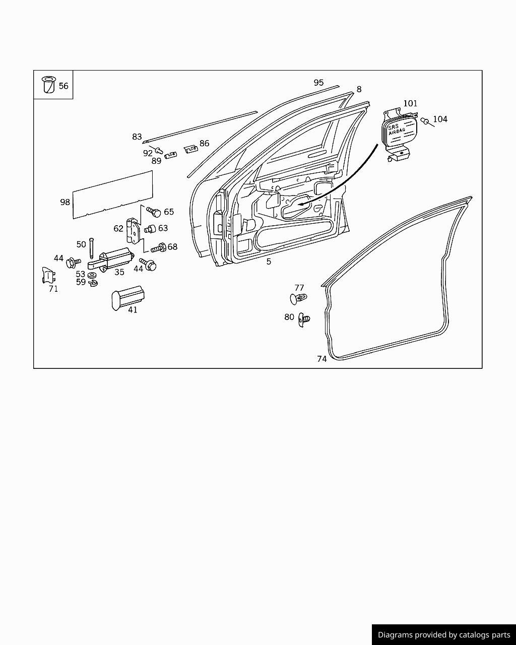 Car part diagram
