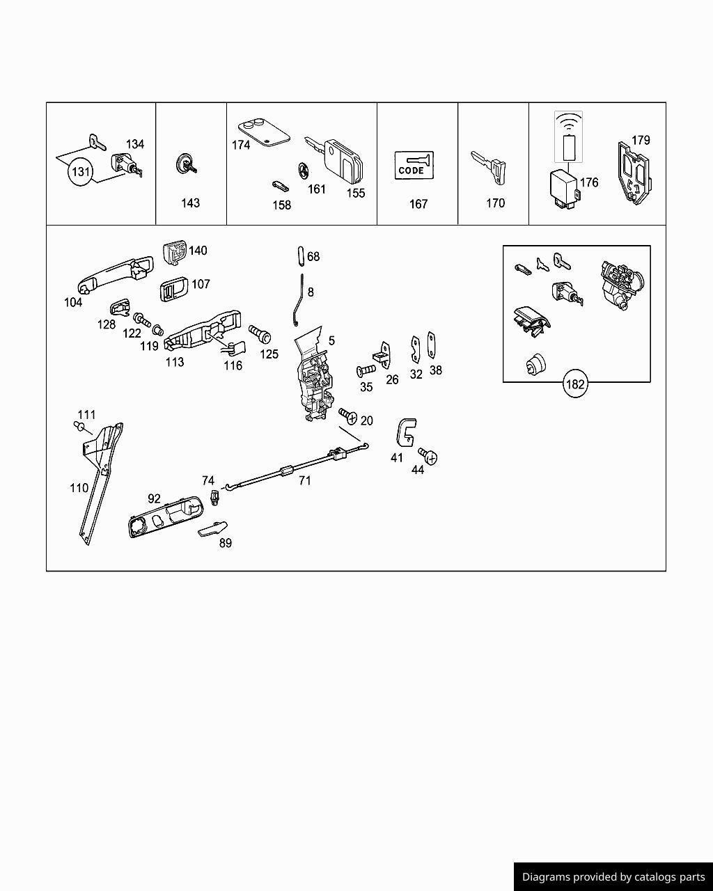 Car part diagram