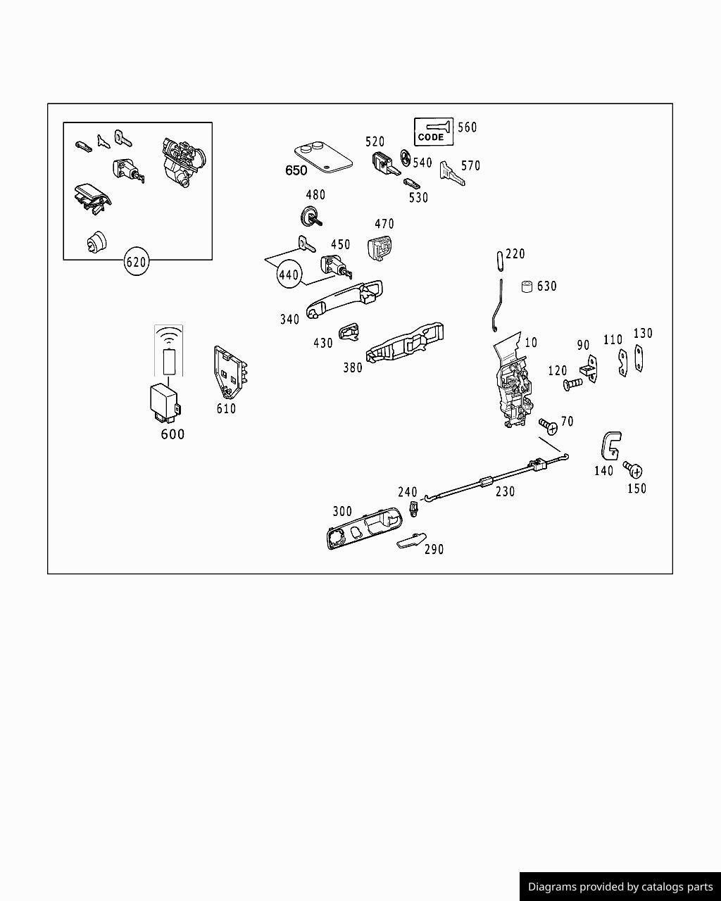 Car part diagram