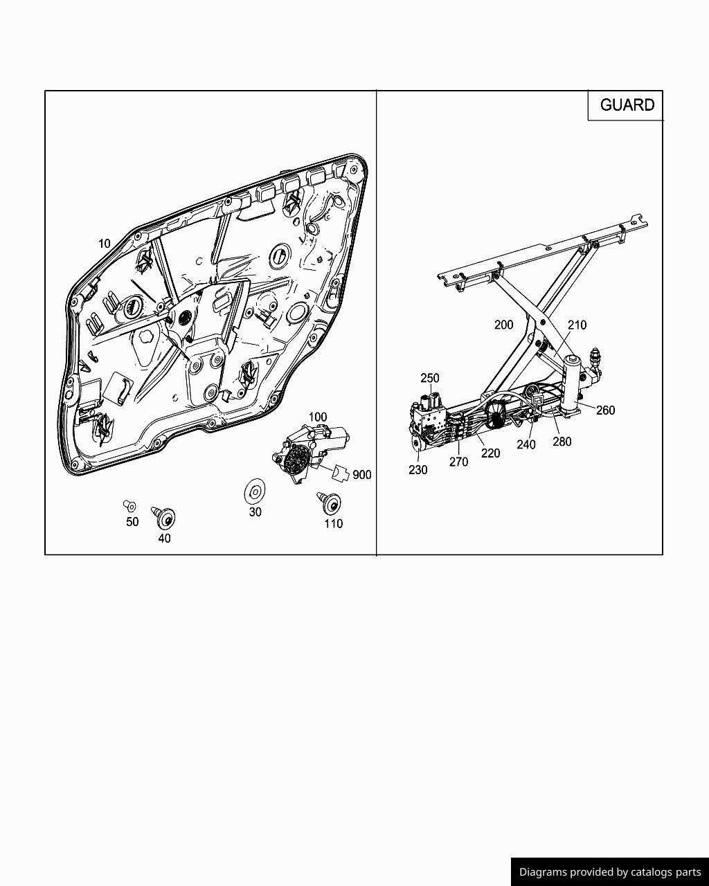 Car part diagram