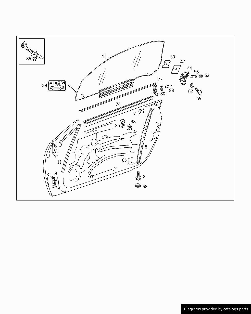 Car part diagram