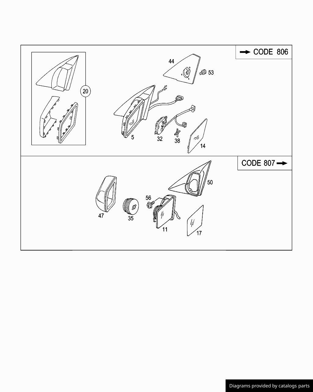 Car part diagram