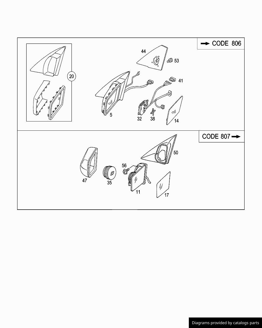 Car part diagram