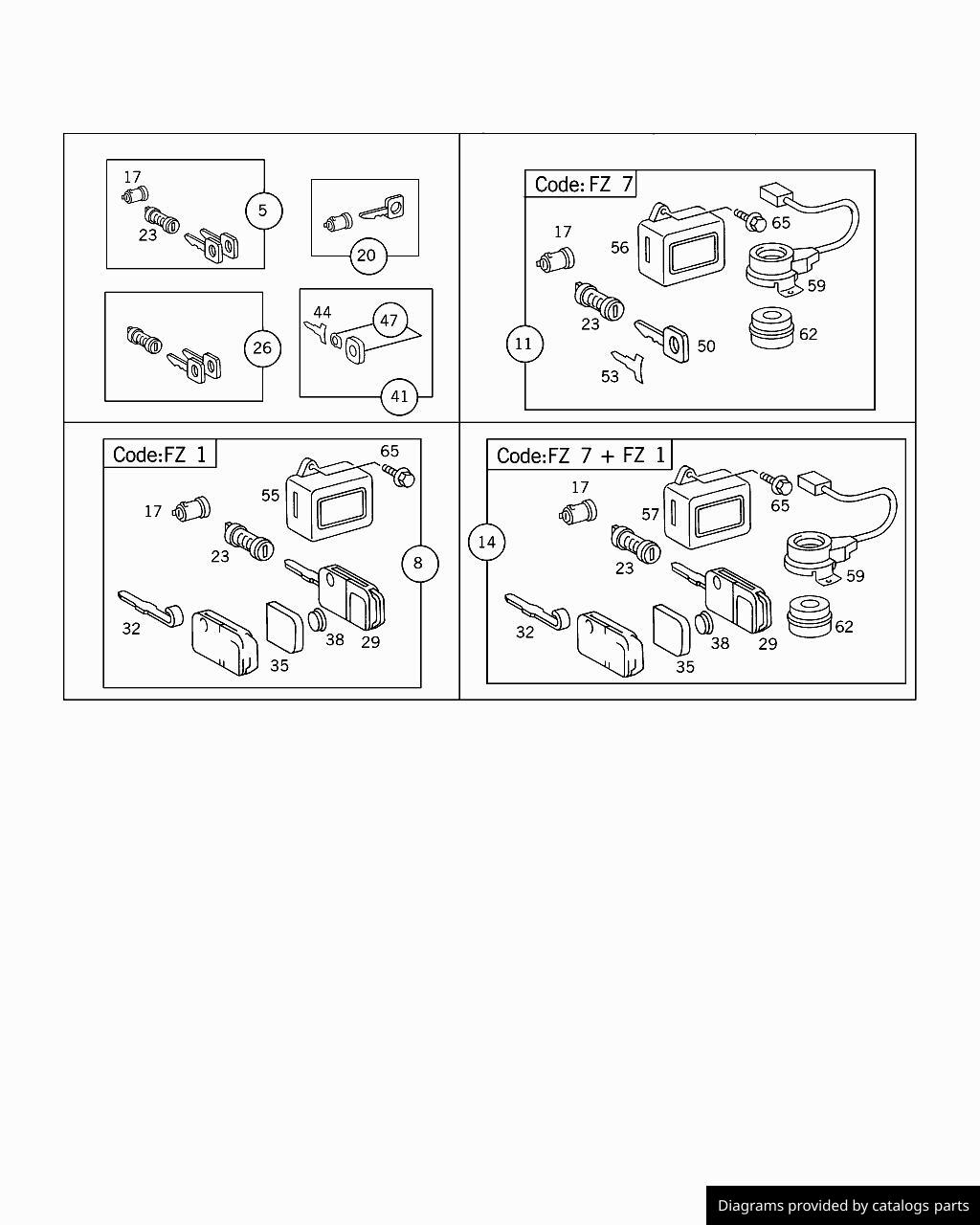 Car part diagram