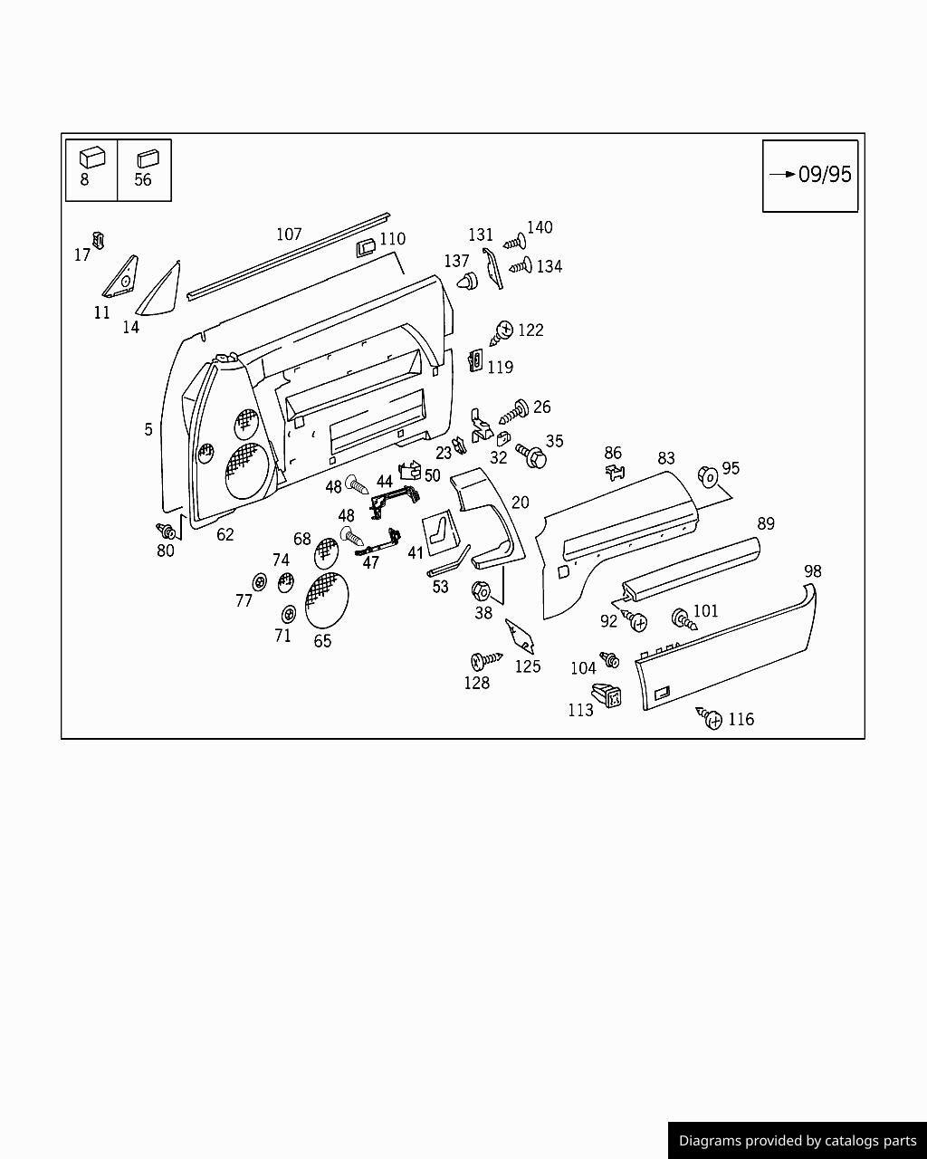 Car part diagram