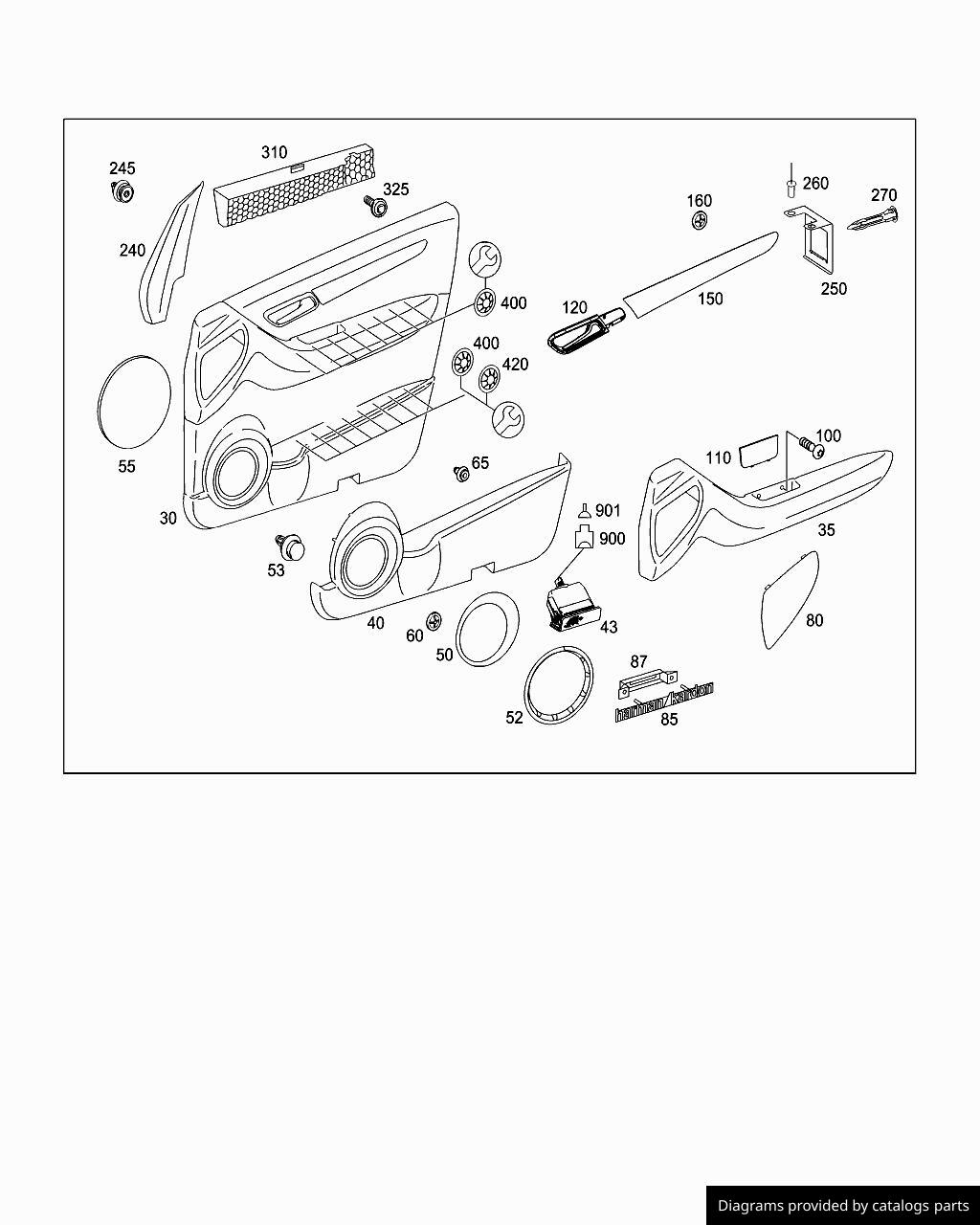 Car part diagram