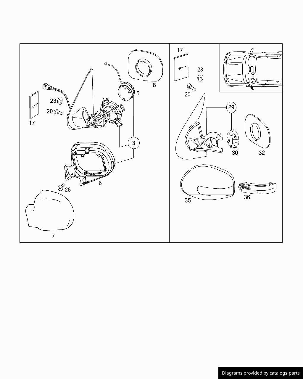 Car part diagram