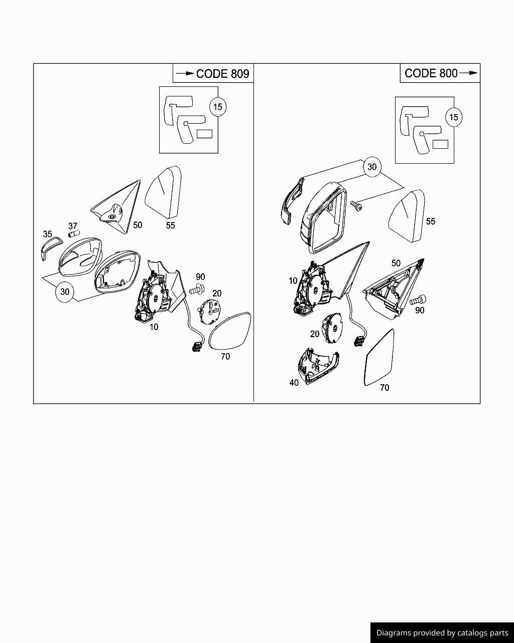 Car part diagram