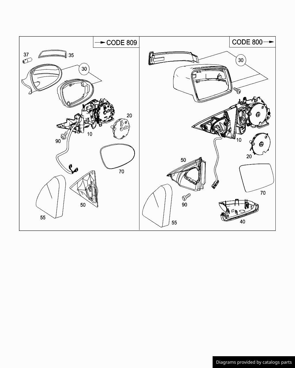 Car part diagram