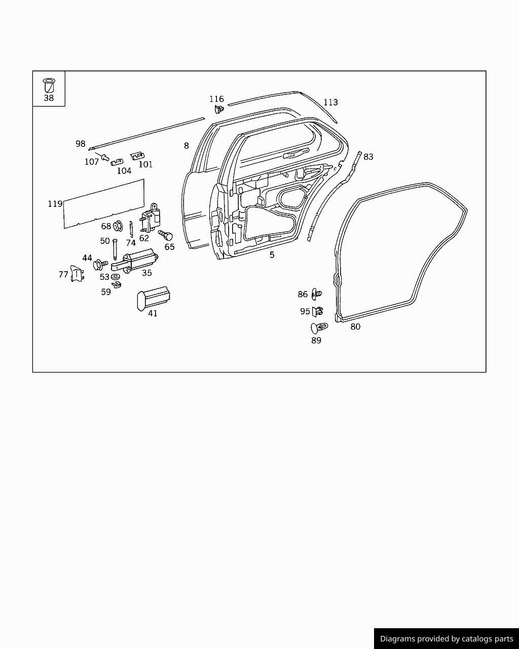 Car part diagram