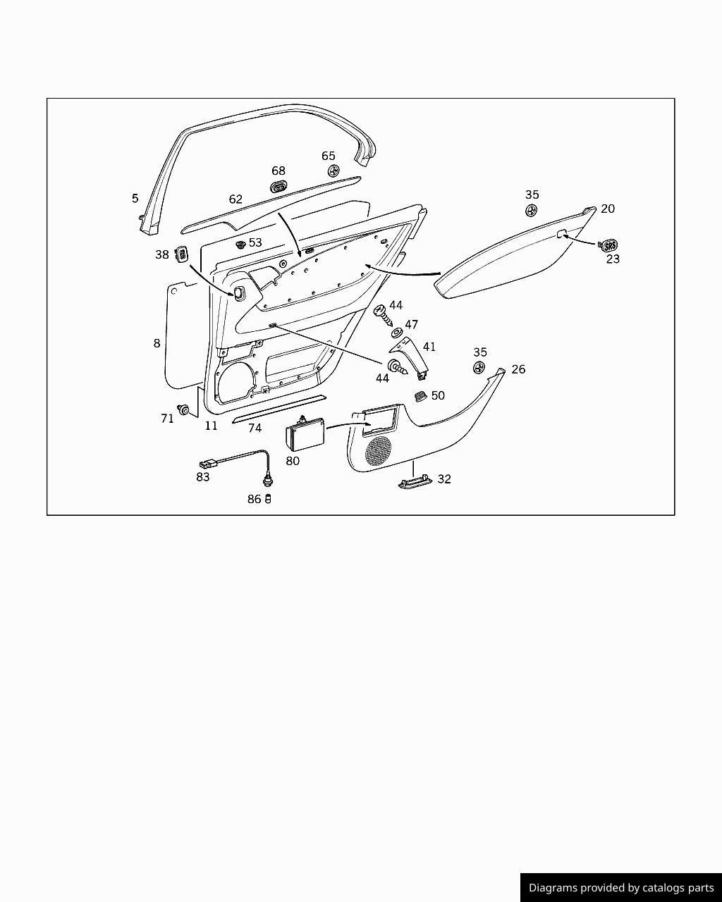 Car part diagram