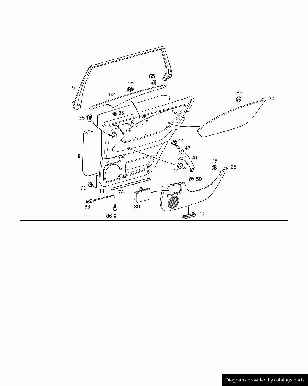 Car part diagram