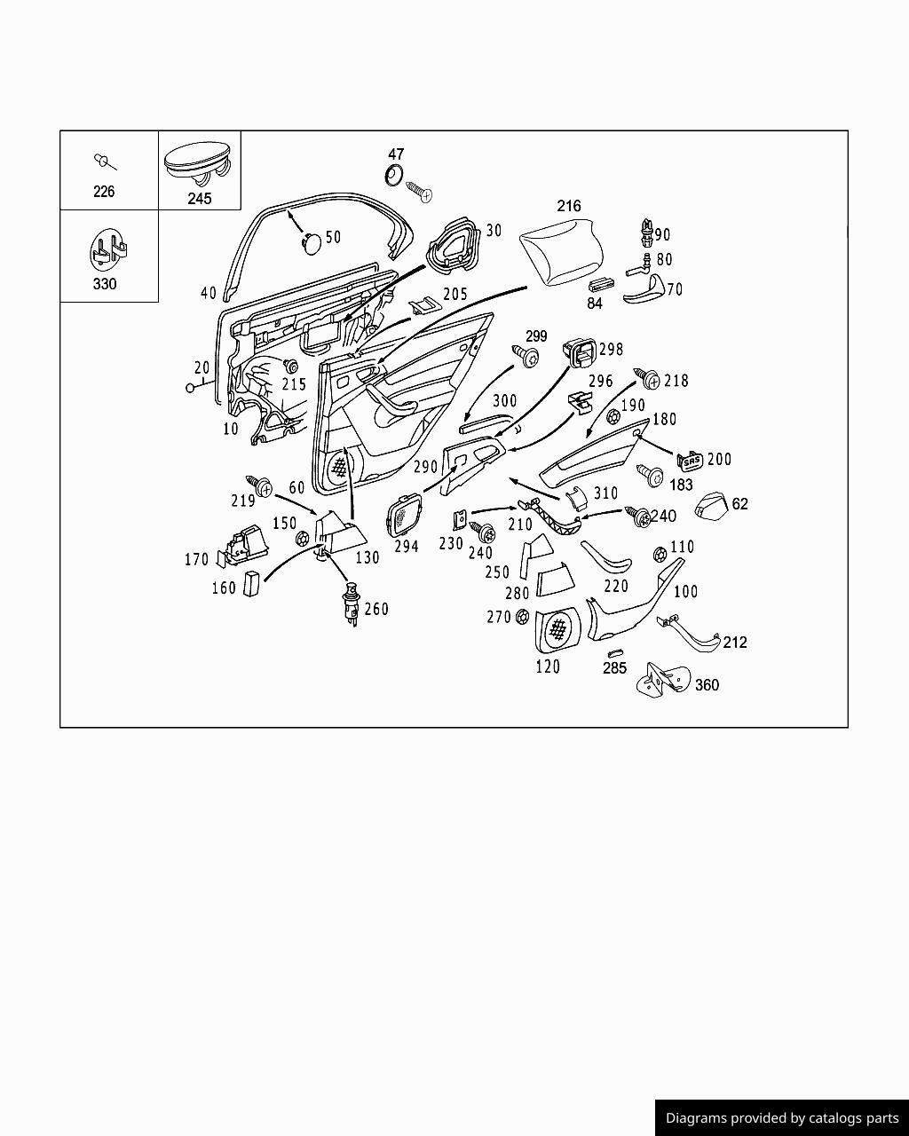 Car part diagram
