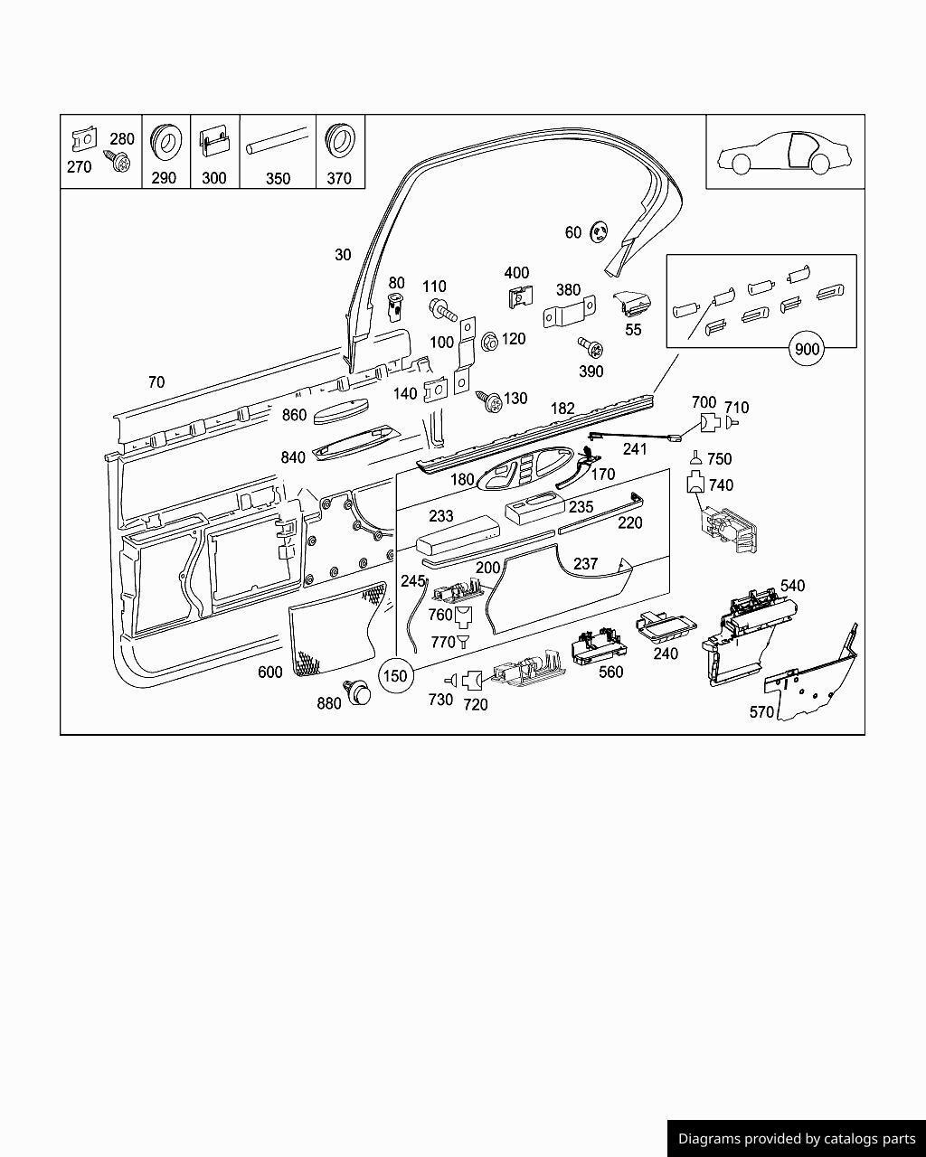 Car part diagram