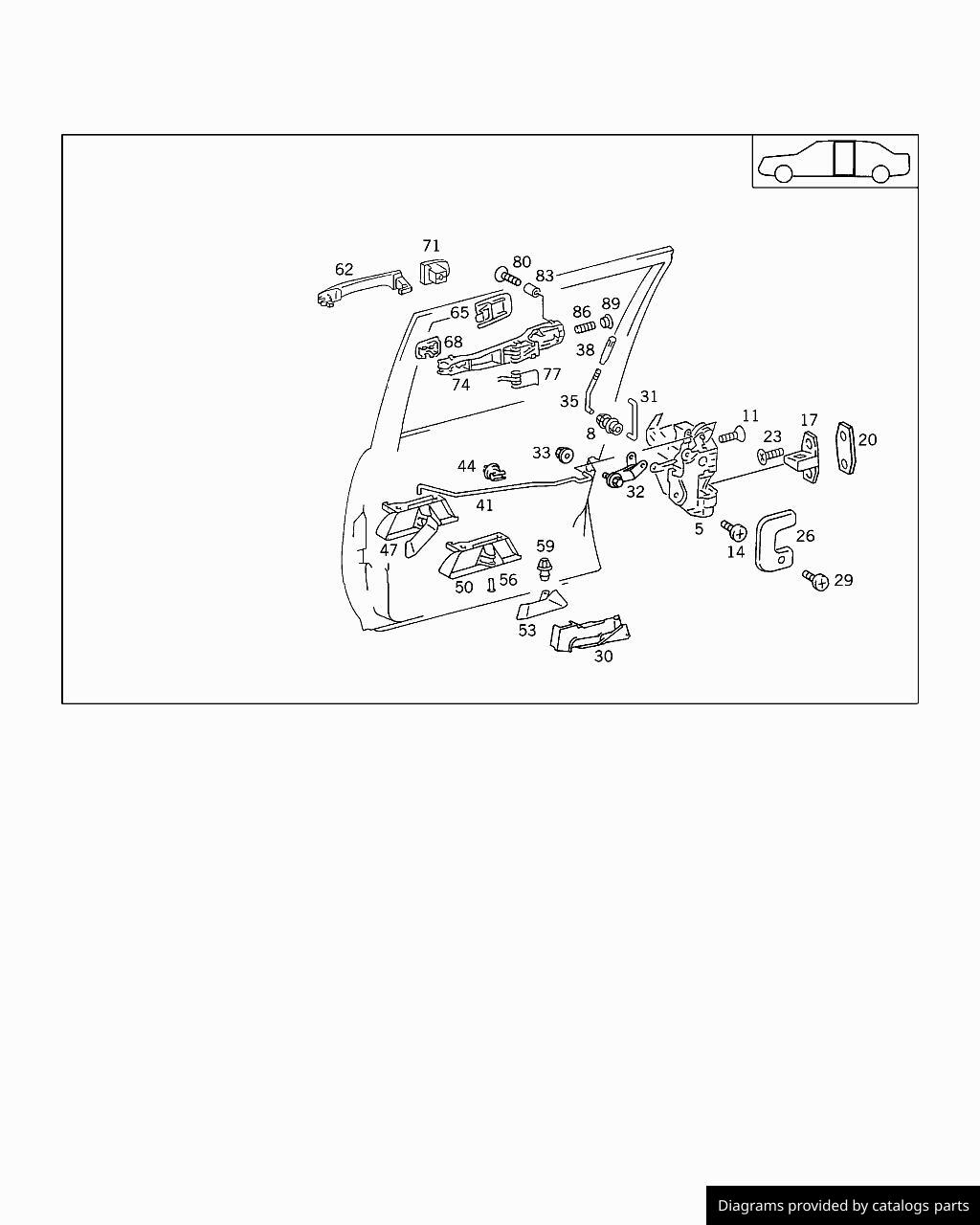 Car part diagram