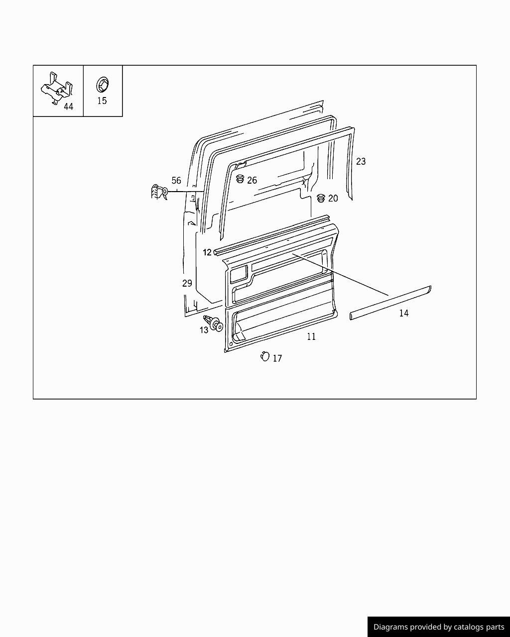 Car part diagram