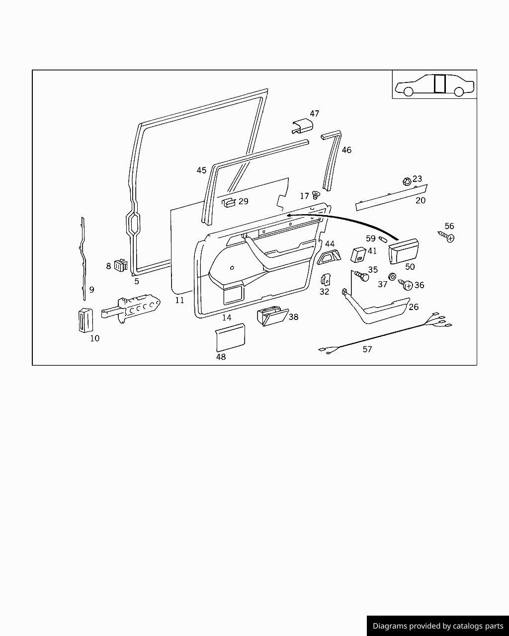 Car part diagram