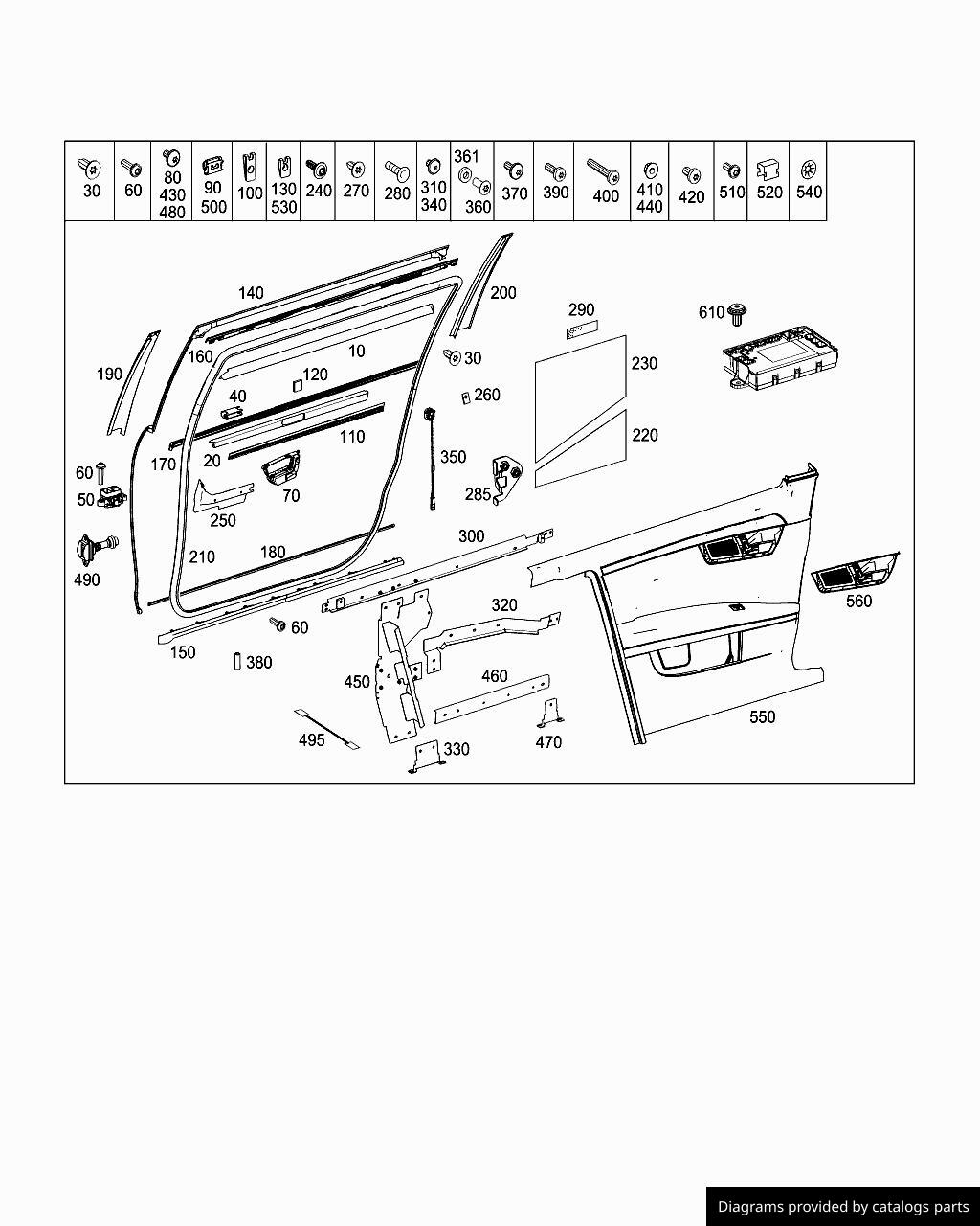 Car part diagram