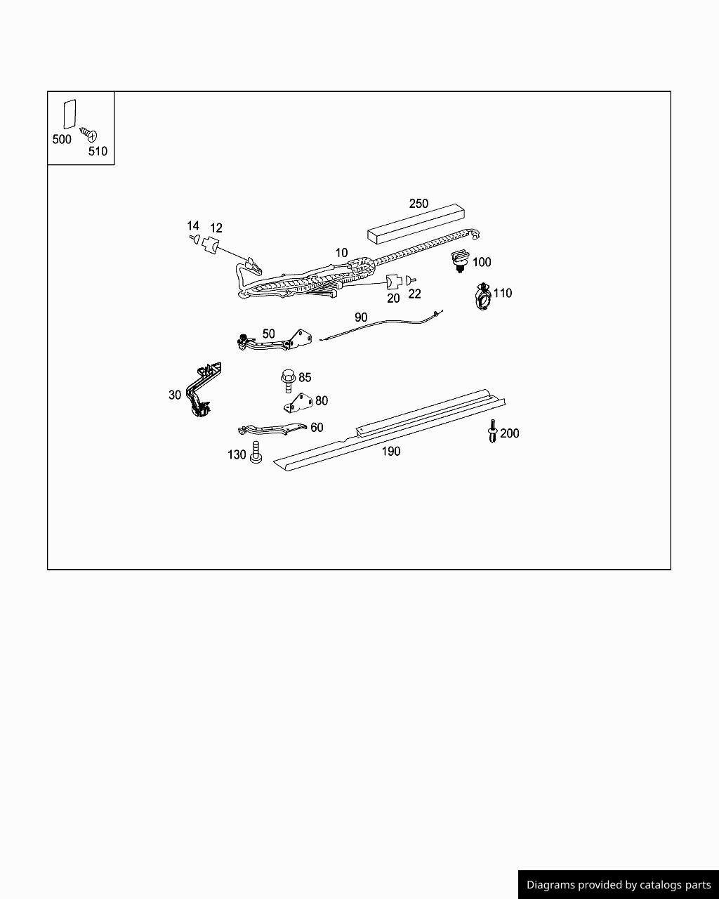 Car part diagram