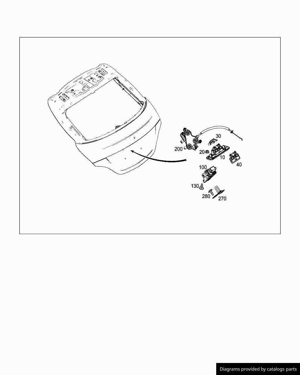 Car part diagram