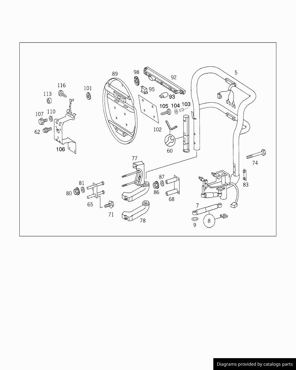 Car part diagram