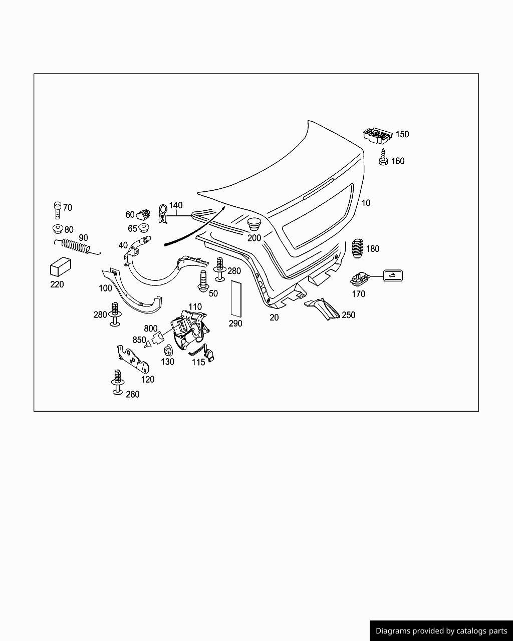 Car part diagram