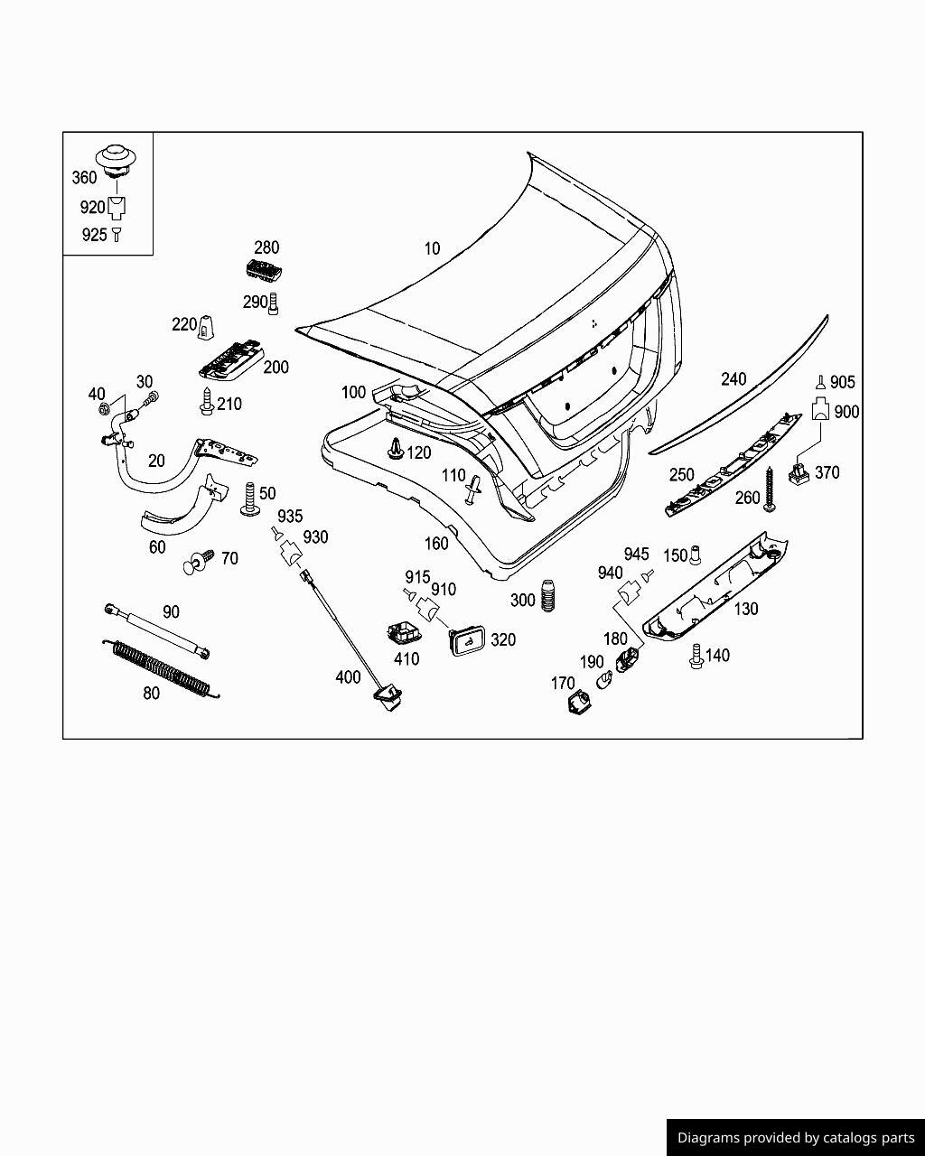 Car part diagram
