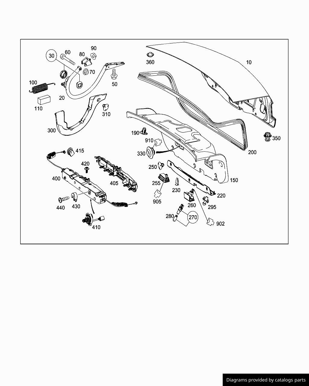 Car part diagram