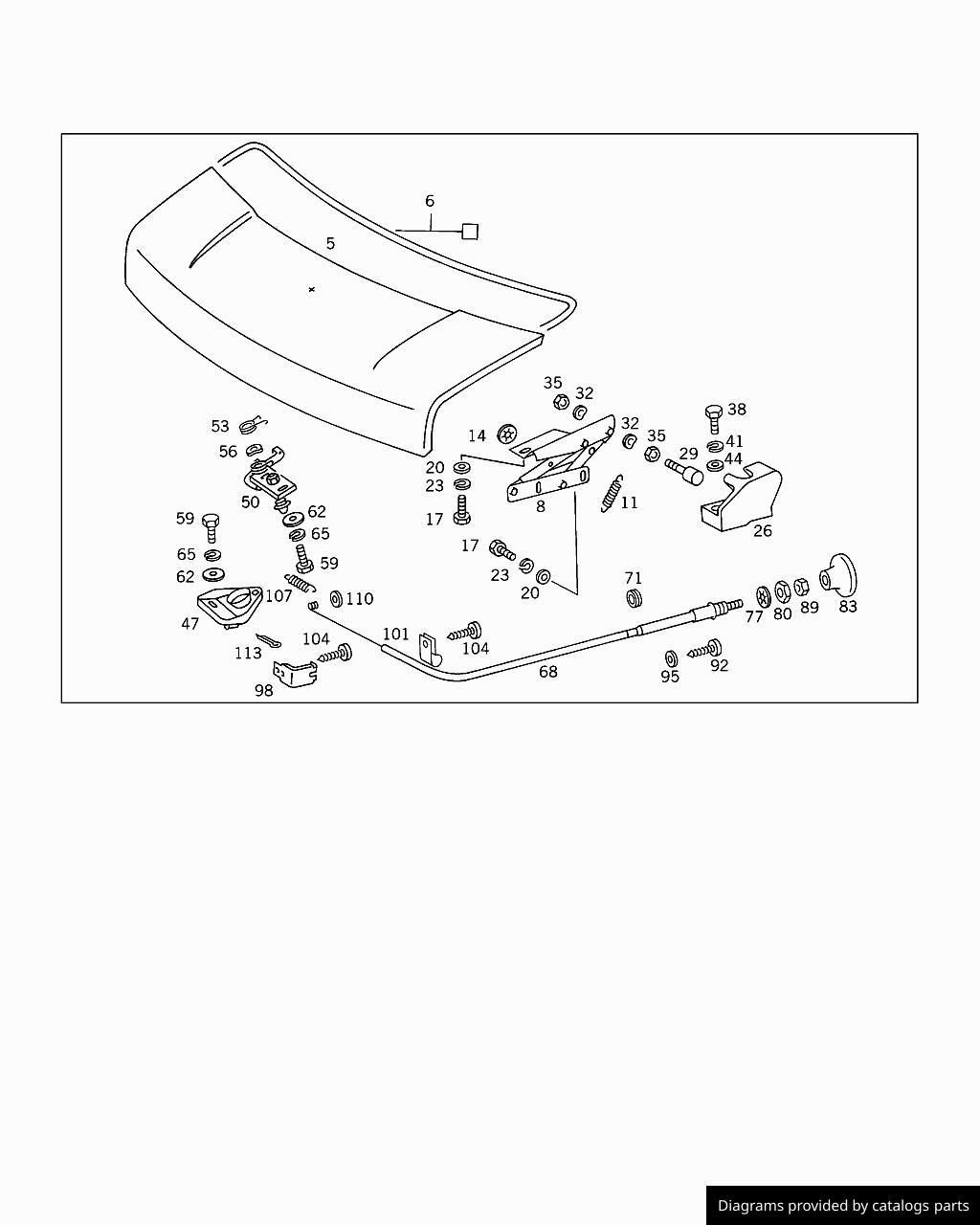 Mercedes Benz Cable A6017500159 - LLLParts