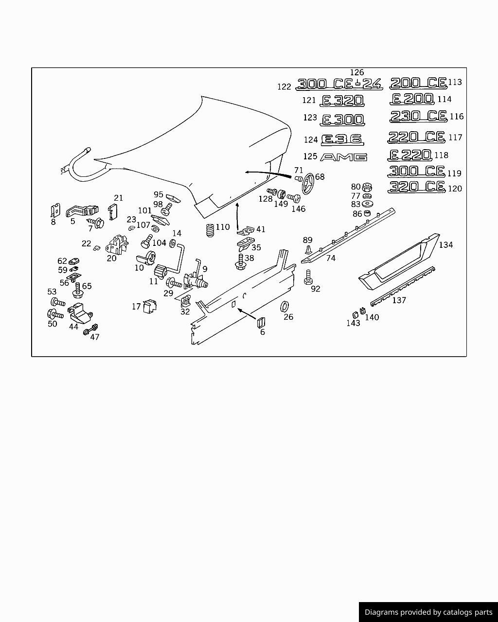 Car part diagram