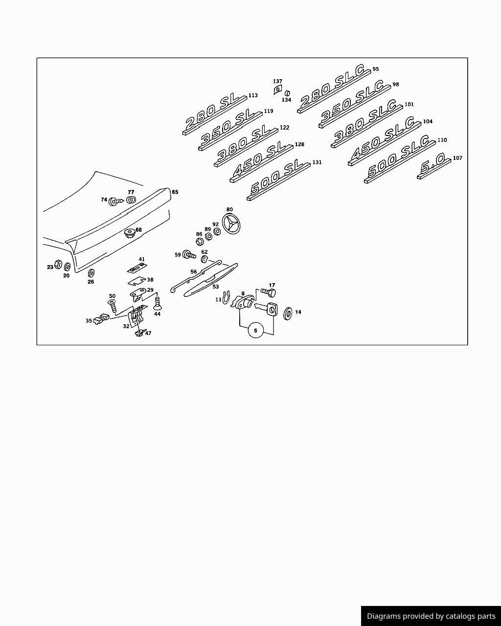 Car part diagram