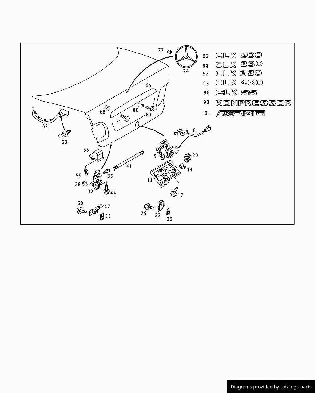 Car part diagram