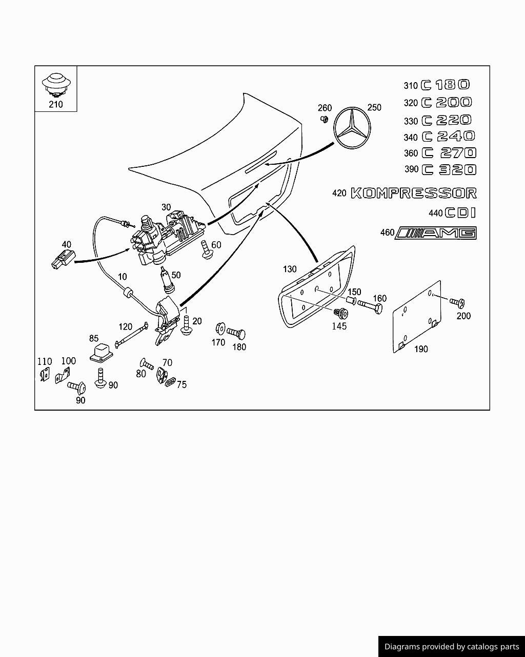 Car part diagram