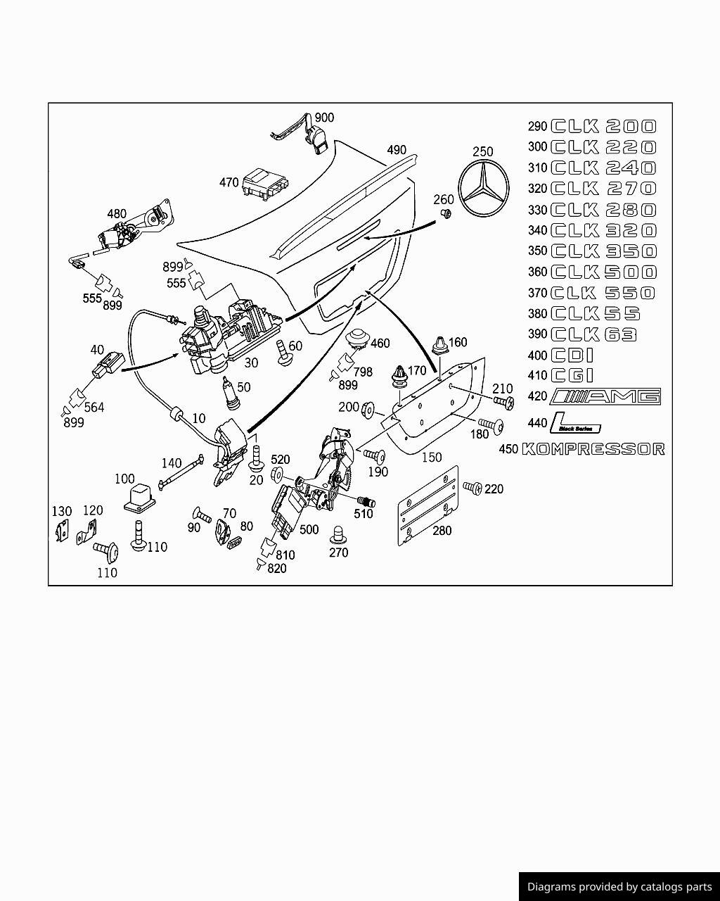 Car part diagram