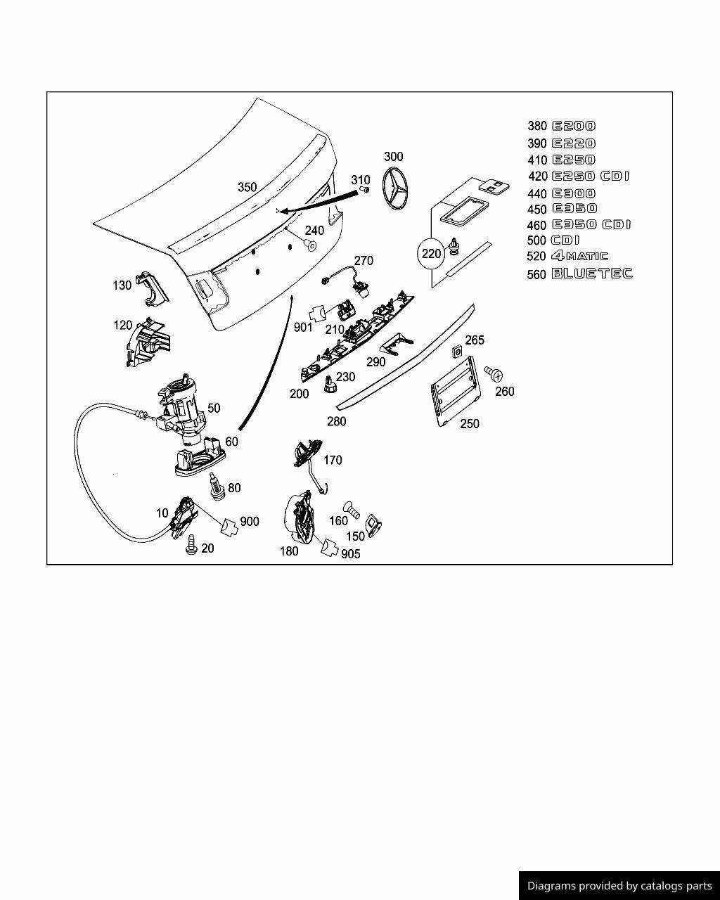 Car part diagram